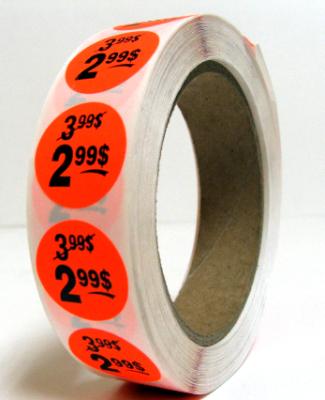 PR299 : Rouleau PR299 : Accessories & Supplies - Discount sticker - Fluo Roll ROULEAU , FLUO ROLL , 1000 UN/RLX