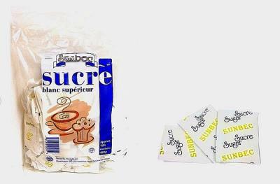 S218 : Sunbec S218 : Ingrédients de cuisine - Sucre - Sucre Blanc Sachets SUNBEC , SUCRE BLANC SACHETS , 20 x420g