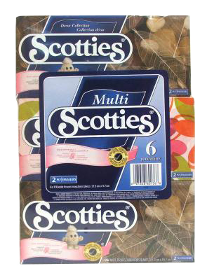 S80136 : Scotties S80136 : Hygiène et santé - Papiers-mouchoirs - Mouchoir Decor SCOTTIES,MOUCHOIR DECOR,8X6X126 FEUIL.